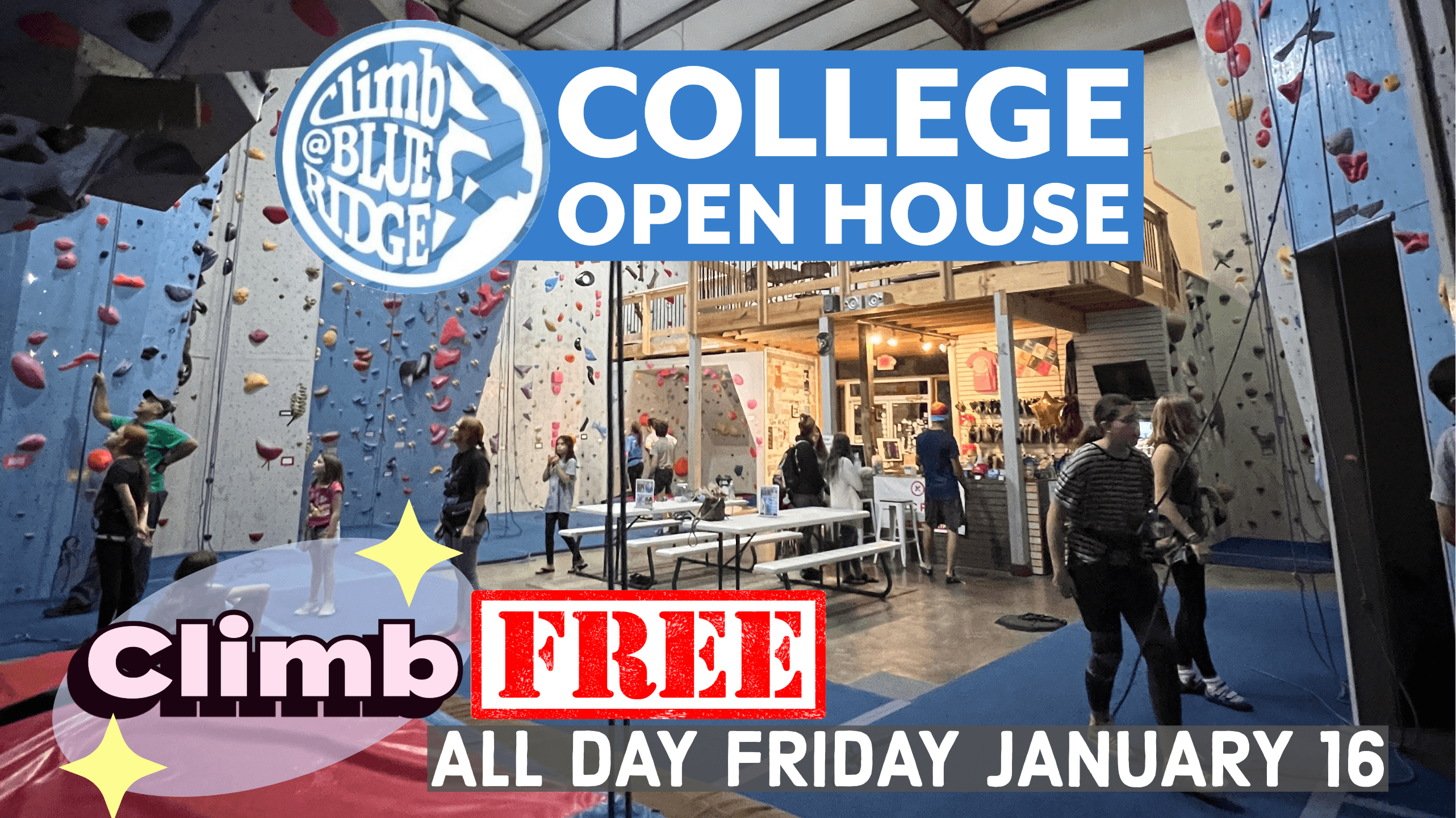 Promo graphic for College Open House